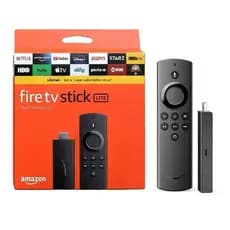 Fire Tv Stick Lite 2ª /3ª Geração Amazon Controle Remoto Por Voz Com Alexa E Atalhos Cor Preta
