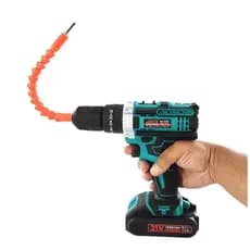 Furadeira Parafusadeira Arita Com Impacto 2 Baterias 21V 26 Bits