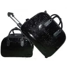 Kit 2 Mala Grande De Viagem Com Rodinhas E Bolsa Média