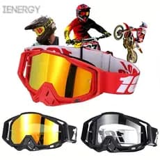Óculos De Proteção Para 100 Motocross E Para-brisa Off-road vermelho/Preto/branco