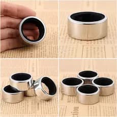 Anel Salva Gotas Gargalo Garrafa  Metal Feltro Kit ou Unidade
