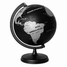 Decorativo - Globo Terrestre De 22 cm Mapa Mundi Geográfico
