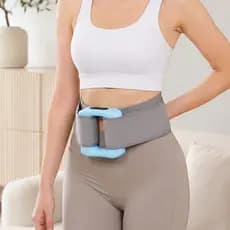 Massageador Lombar Muscular Portátil/Recarregável Com Função de Vibração Alívio Completo do Corpo Faixa Compressão