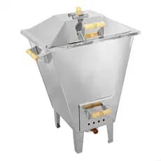 Churrasqueira a Bafo Inox 430 Tamanho Grande – Capacidade Máxima para Seus Churrascos!