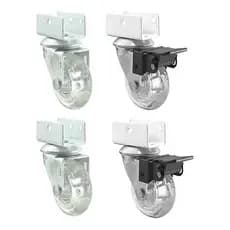 Roda de Silicone 15mm Kit 4 Roda Anti Risco