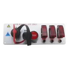 Kit Painel Chave Caça Geral Engine Start Arrancada Turbo 12v