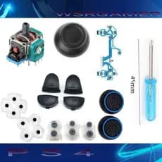 PEÇAS DE REPOSIÇÃO DE CONTROLE PS4 ANALÓGICOS DIRECIONAL GATILHOS CONDUTIVA PS4