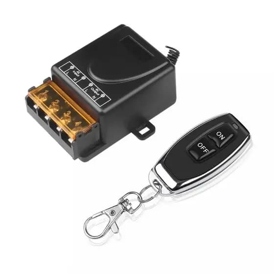 Interruptor Apagador de controle remoto sem fio rf 433mhz 110v 220v  receptor de relé ate 30a