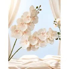 Orquídea Artificial de Tecido - Elegância que Duradoura!