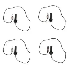 Kit 04 Unidades Chave Segurança Esteira Movement Lx 160 G3 Preto