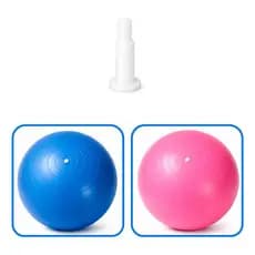 01 Pino Para Bola De Pilates Bola Exercícios Bola Ginástica Branco