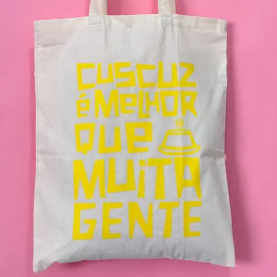 Ecobag Cuzcuz sacola ecológica,escola,faculdade, curso,personalizado,brinde,praia,moda,brinde,presente,trabalho