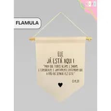 Flamula Decorativa Casamento Ele Está Aqui Decoração Casa,decoração,casamento