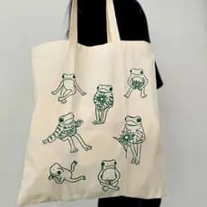 Ecobag Sapinhos Verde,sacola ecológica,escola,faculdade, curso,personalizado,brinde,praia,moda,brinde,presente,trabalho