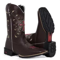 Bota Feminina Texana Cano Alto Country