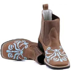 Bota Butina Texana Country Confortavel Feminina