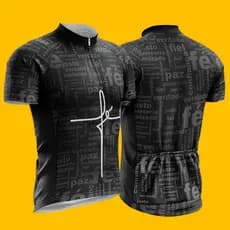 Camisa Ciclismo De Mtb Camiseta Ciclismo Proteção Uv 50+ - FÉ