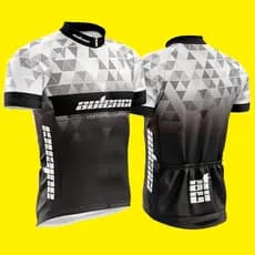 Camisa De Ciclismo Masculino Camiseta Ciclismo Proteção Uv50 e Zíper Inteligente