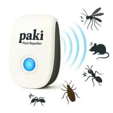 Repelente Ultrassônico de Tomada Bivolt Paki Afasta Mosquitos Pernilongo Formigas Baratas Sem Cheiro