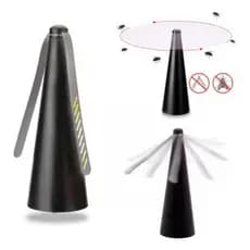 3x Ventilador Espanta Mosca Mosquito Repelente Armadilha Cozinha Comida Mosquito Mosca recarregavel