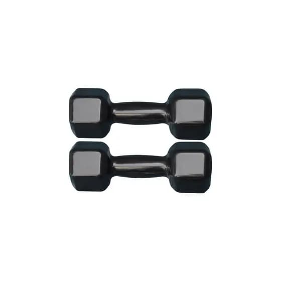 Par Halter Sextavado 5 Kg Emborrachado - 2 und totalizando 10 kg