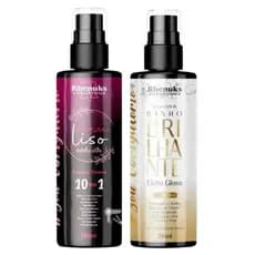 Kit Spray Capilar Meu liso + Spray Capilar efeito GLOSS MULTIFUNCIONAL  BANHO BRILHANTE 200ml cada