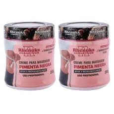 Gel Redutor de Medidas Pimenta Negra 200g - Termoativador, Redução de Medidas, Ativa Microcirculação