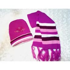 Conjunto de Touca infantil 2-6 anos
