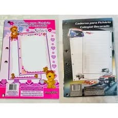 Caderno para fichário 14cm x 21cm