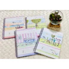 Caderno espiral universitário capa dura 20cm x 27,5cm