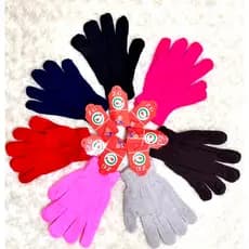 Luva infantil cor lisa de 5-8 anos 17cm LU62210
