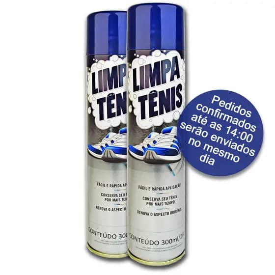 kit 2 Limpa Tênis  Branco e Colorido Produto premium Espuma Limpa Tenis Petroplus Spray Limpador Sec