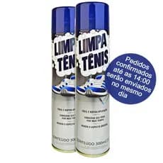 kit Limpa Tênis Petróplus Original Espuma Limpeza a Seco Remove Sujeira Fácil 120g