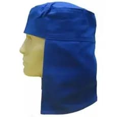 Touca Para Soldador Arabe Legionario Azul De Brim Prot. Sol