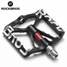 Rockbros Pedais De Bicicleta Mtb Liga De Alumínio Rolamento Selado À Prova D 'Água Reflector Ciclismo Acessórios