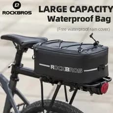 ROCKBROS 8L Bolsa De Bicicleta De Grande Capacidade À Prova D'água Viagem Sela De MTB Porta Malas Refletor Estrada