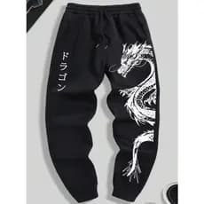 Calças de Moletom Softwear Feminino e Masculino Unissex Várias Estampas Calças Largas Qualquer Ocasião