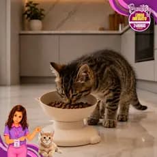 Comedouro Bebedouro Elevado Cães Gatos Kit 2 Unidades Jelplast Escolha a Cor Premium Pet Top
