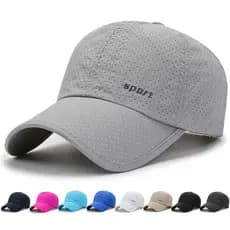 Boné Tactel Casual Respirável Baseball Secagem Rapido Spring Summer New Handsome Outdoor Sports EE5