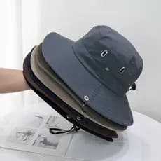 Chapéu de Sol Masculino e Feminino , Respirável, Dobrável, Ideal para Pesca e Trilhas