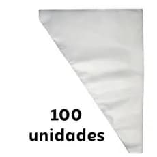 Saco De Confeitar Medio 100 Unidades Confeitaria Bolo Doce Cupcake