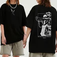 Camiseta Oversized Toji – Jujutsu Kaisen