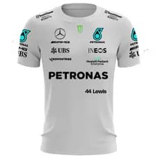 Camiseta  Reset Formula 1 ANOS 2000 Branca 100% Algodão