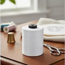 Linha branca pra costura reta 10 mil jardas firme grande resistente