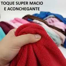 05Kg de retalho mantinha Soft Microfibra Lisas 40 à 80cm largura artesanato costura roupa mantinha!!