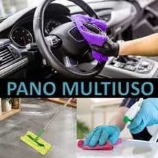 Kit Pano Flanela Microfibra 30cm x 30cm Multiuso Para Limpeza Casa e Carro