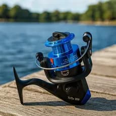 Molinete de pesca Leve resistente kit pesca pescaria rios lagos pesqueiro tilápia piau ticunaré