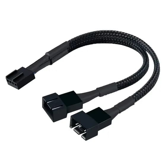 CABO SPLLITER PARA COOLER FAN PWM 4 PINOS 1 PARA 2 SAÍDAS