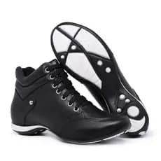 Tênis Sneaker Feminino Couro Legitimo Botinha Confortável Treino Academia Casual