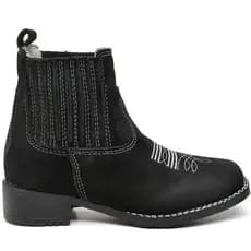 BotinaTexana Infantil Bota Country em Couro Legítimo Premium Unissex